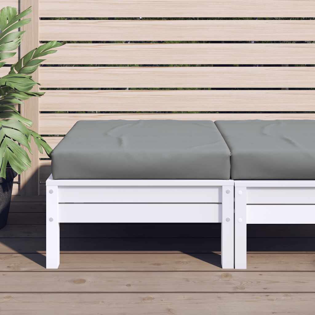 Vidaxl palety polštář 60x60x9,5 cm oxfordská látka šedá