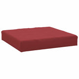 Vidaxl Pallet cushion 60x60x9.5 cm Oxford fabric wine red