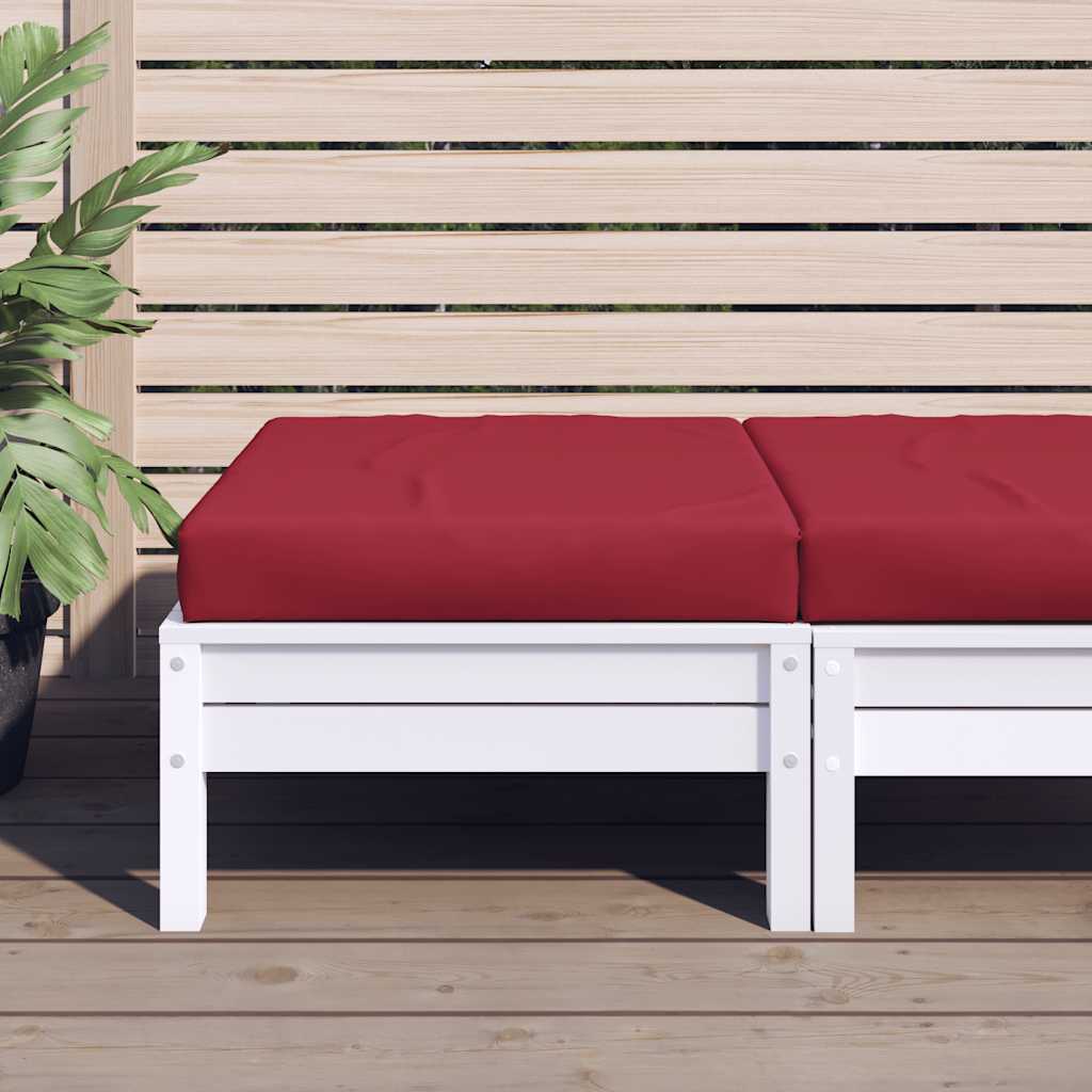 Vidaxl Pallet cushion 60x60x9.5 cm Oxford fabric wine red