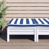Vidaxl Pallet cushion striped 60x60x8 cm Oxford fabric blue and white