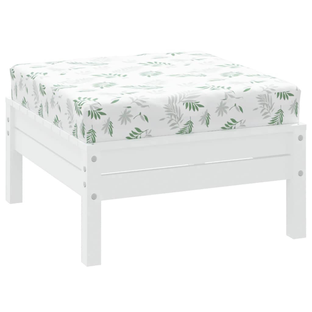 Vidaxl Pallet cushion leaf pattern 60x60x8 cm Oxford fabric