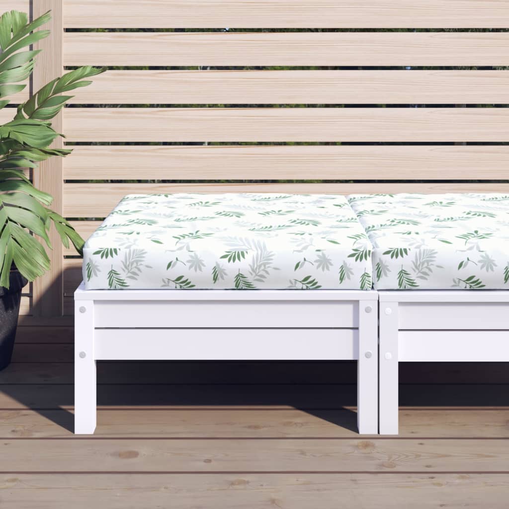 Vidaxl Pallet cushion leaf pattern 60x60x8 cm Oxford fabric