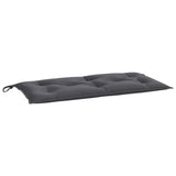 Vidaxl Garden bench cushion 110x50x7 cm Oxford fabric anthracite -colored
