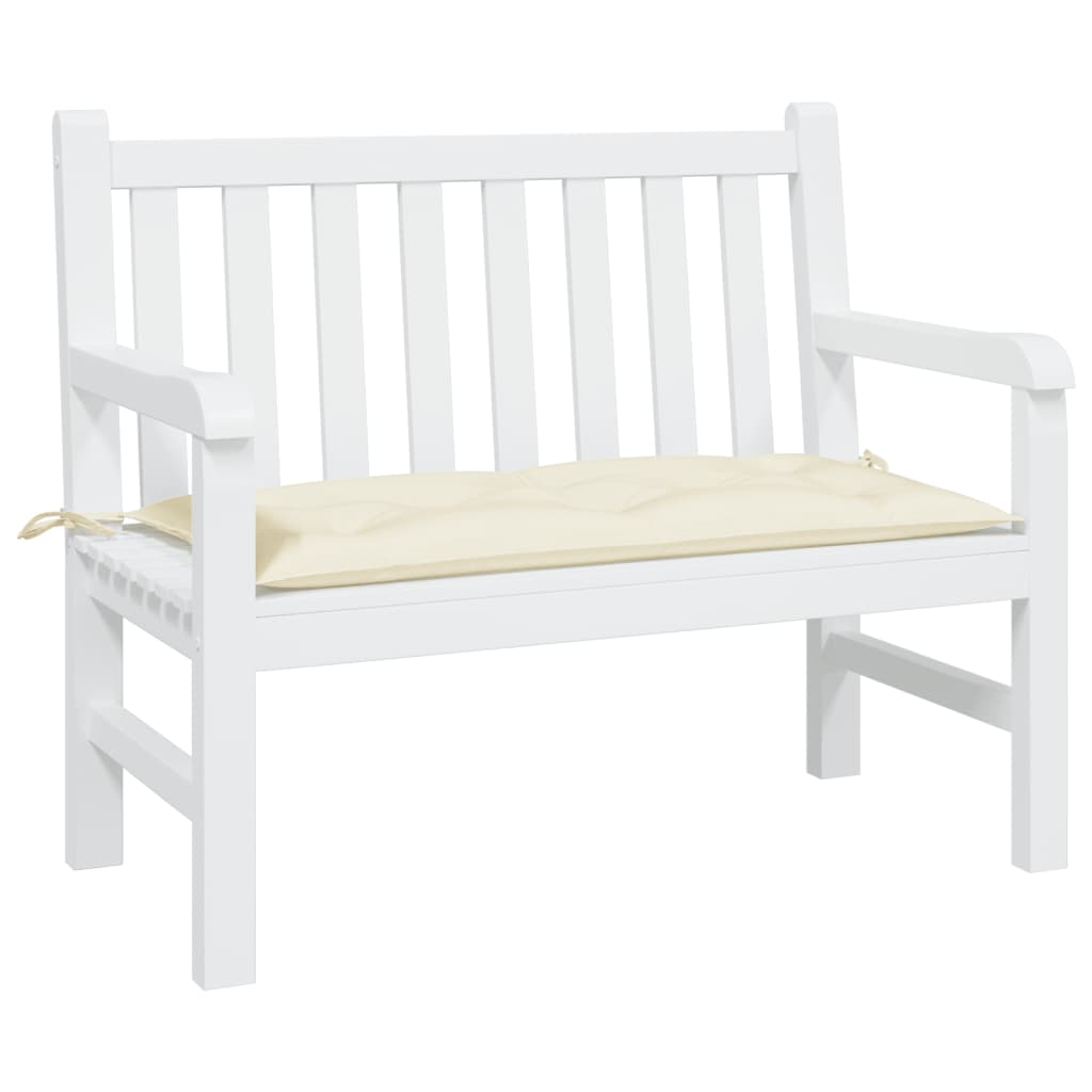 Vidaxl Garden bench cushion 110x50x7 cm Oxford fabric crèmewit