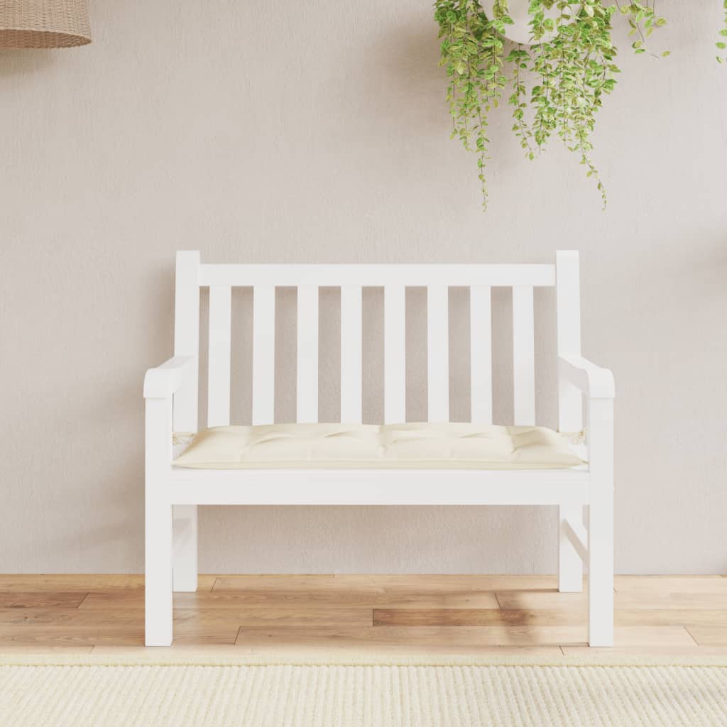 Vidaxl Garden bench cushion 110x50x7 cm Oxford fabric crèmewit