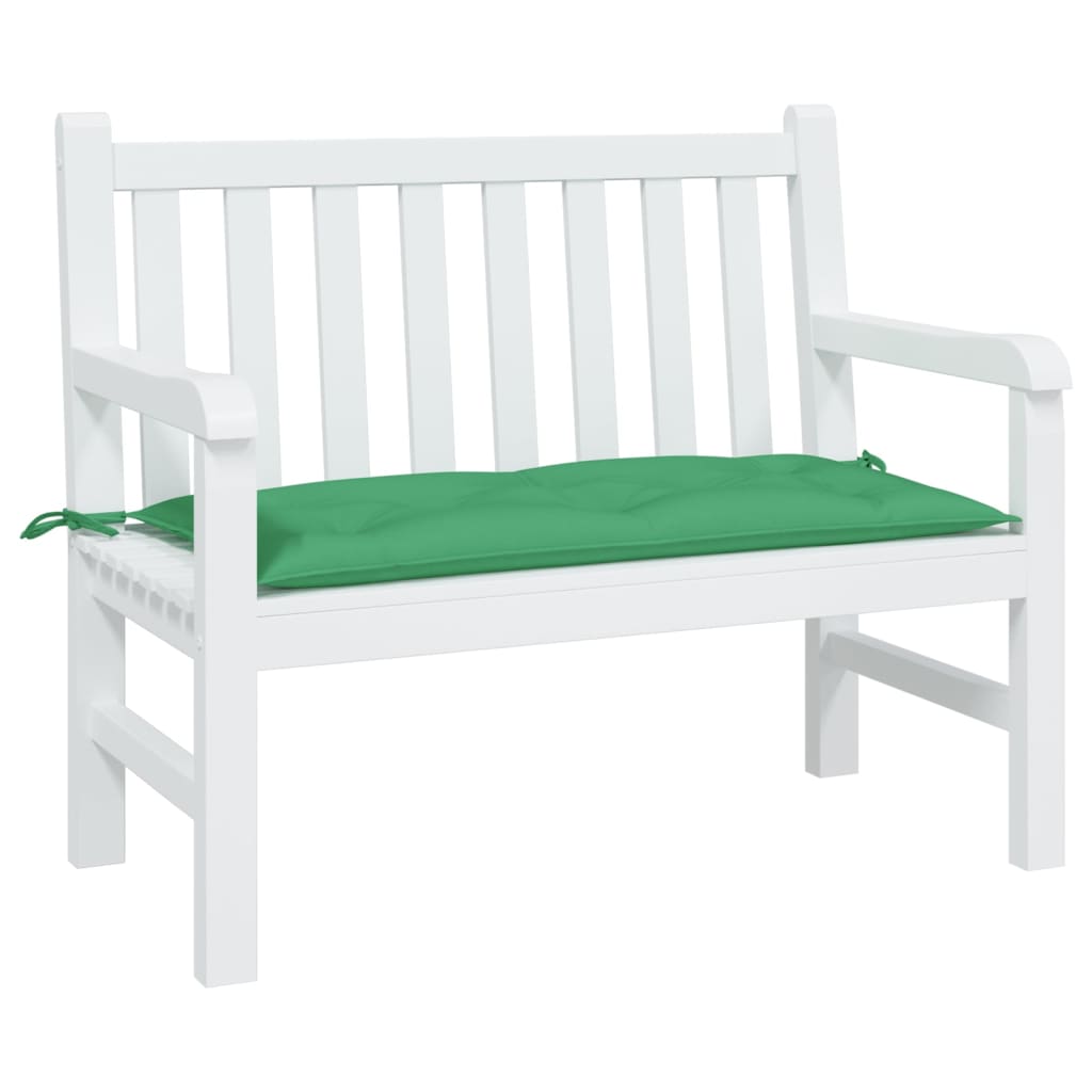 Vidaxl Garden bench cushion 110x50x7 cm Oxford fabric green