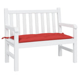 Vidaxl Garden bench cushion 110x50x7 cm Oxford fabric red