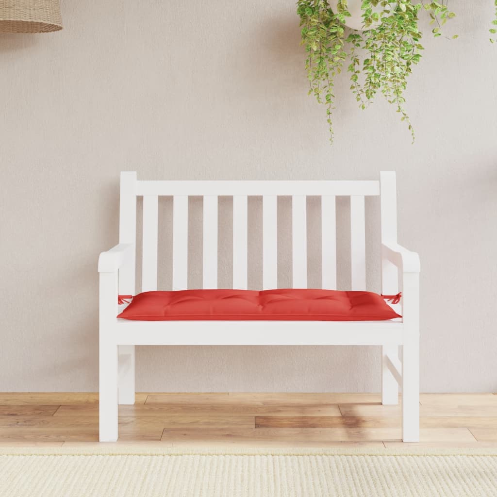 Vidaxl Garden bench cushion 110x50x7 cm Oxford fabric red