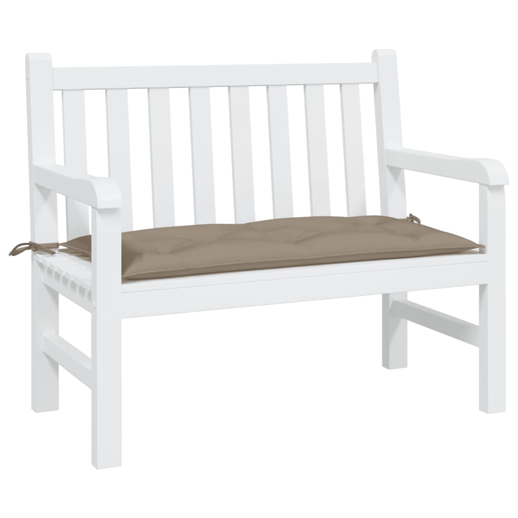 Vidaxl Garden bench cushion 110x50x7 cm Oxford fabric taupe