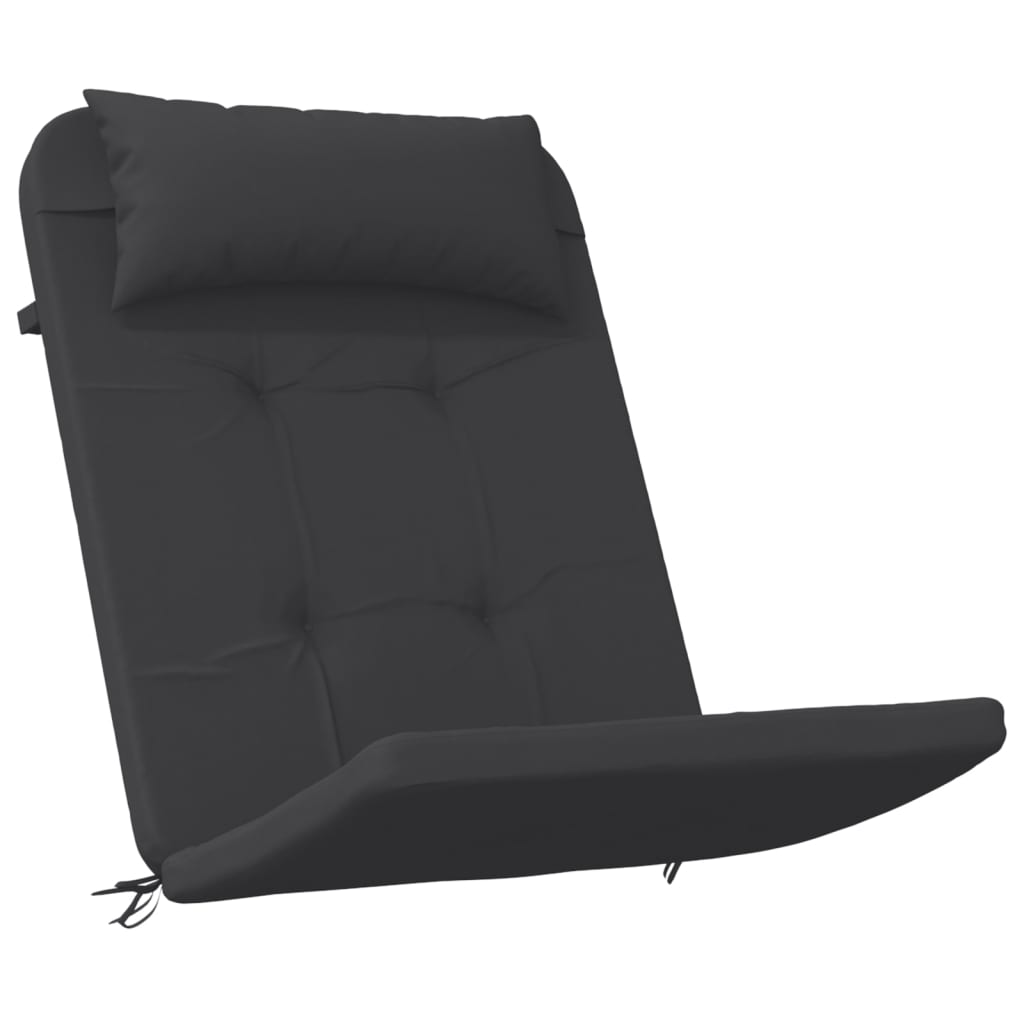 Polštáře židle Vidaxl 2 St. Adirondack Oxford Black Black