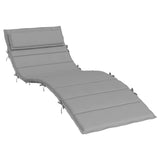 Vidaxl Lounger polštář 180x60x3 cm oxfordská látka šedá