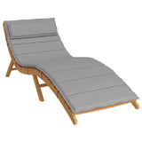 Vidaxl Lounger polštář 180x60x3 cm oxfordská látka šedá