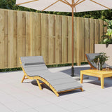 Vidaxl Lounger polštář 180x60x3 cm oxfordská látka šedá