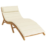 VidaXL lounger cushion 180x60x4 cm Oxford fabric cream -colored