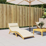 VidaXL lounger cushion 180x60x4 cm Oxford fabric cream -colored