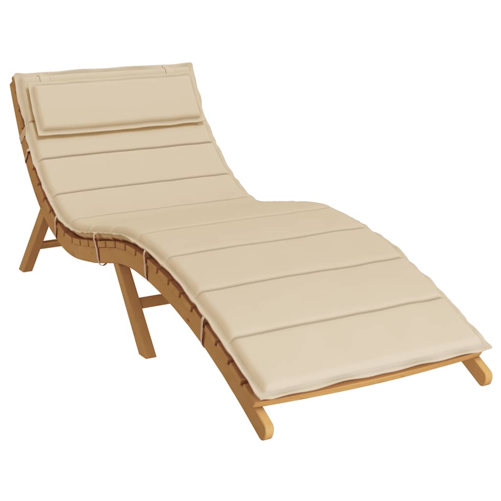 Vidaxl Lounger polštář 180x60x3 cm oxfordská textilie béžová
