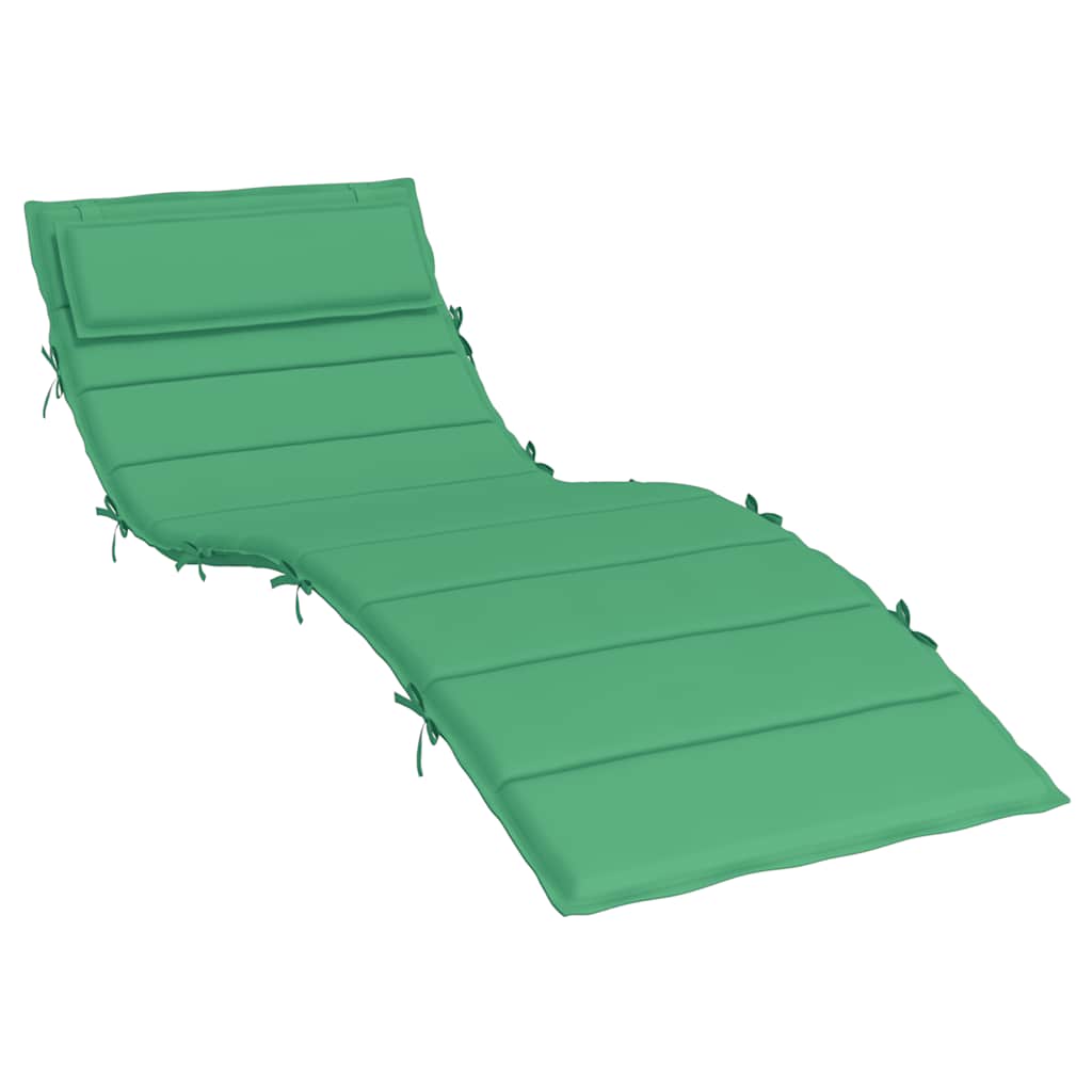 Vidaxl Lounger polštář 180x60x3 cm Oxfordská látka zelená