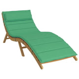 Vidaxl Lounger polštář 180x60x3 cm Oxfordská látka zelená