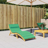 Vidaxl Lounger polštář 180x60x3 cm Oxfordská látka zelená