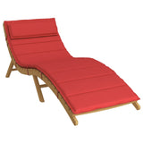 Vidaxl Lounge cushion 180x60x3 cm Oxford fabric red