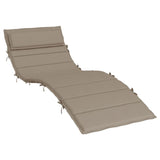 Vidaxl Lounge cushion 180x60x3 cm Oxford fabric taupe