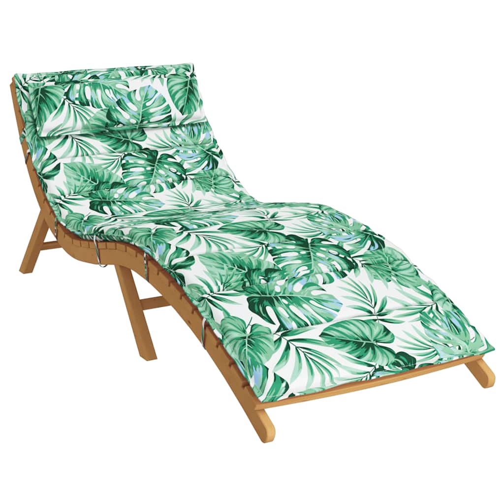 Vidaxl Lounger Blaphion List vzorec 180x60x3 cm Oxford tkanina