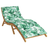 Vidaxl Lounger Blaphion List vzorec 180x60x3 cm Oxford tkanina