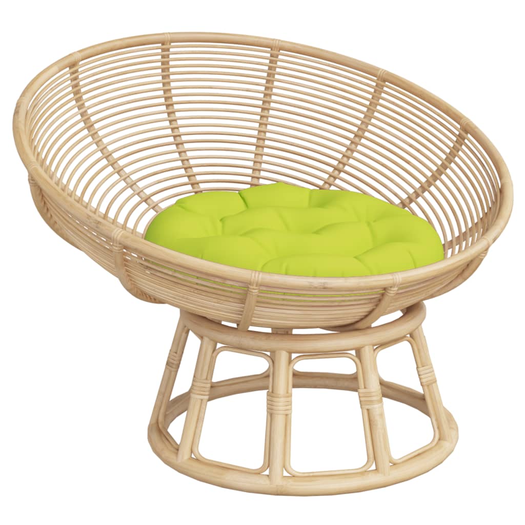 Vidaxl Cuscini del sedile rotondo Ø 60x11 cm tessuto oxford chiaro verde