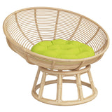 Vidaxl Cuscini del sedile rotondo Ø 60x11 cm tessuto oxford chiaro verde