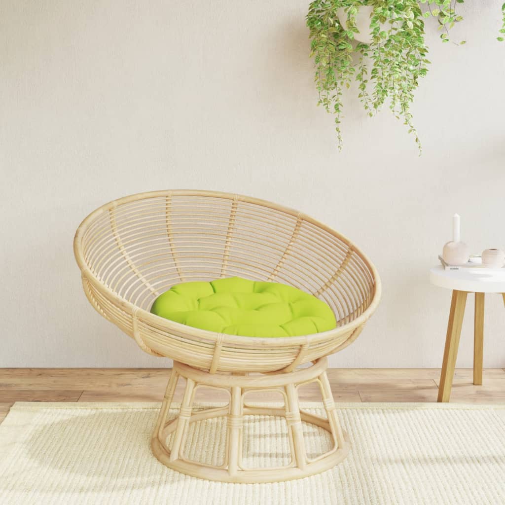 Vidaxl Cuscini del sedile rotondo Ø 60x11 cm tessuto oxford chiaro verde