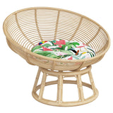 Vidaxl cuscino round Ø 60x11 cm tessuto oxford multilorato