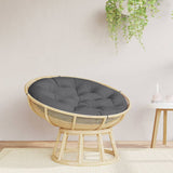 Vidaxl Seat Cushion Round Ø 100x11 cm Tessuto di Oxford antracite -Collorato