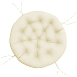 VidaXL seat cushion round Ø 100x11 cm Oxford fabric cream -colored