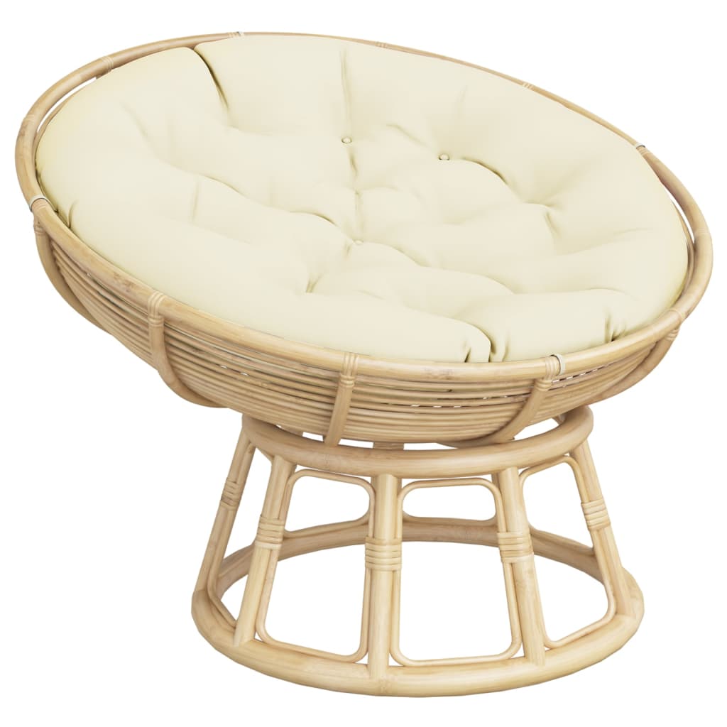 VidaXL seat cushion round Ø 100x11 cm Oxford fabric cream -colored