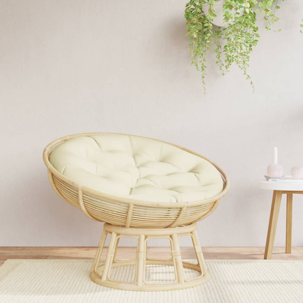 VidaXL seat cushion round Ø 100x11 cm Oxford fabric cream -colored