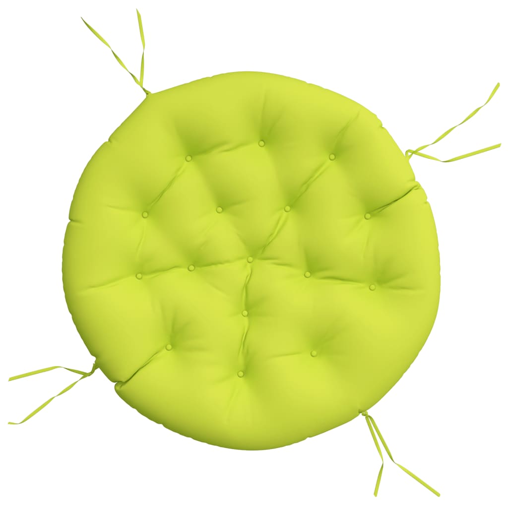 Vidaxl Cuscini del sedile rotondo Ø 100x11 cm tessuto oxford chiaro verde