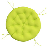 Vidaxl Cuscini del sedile rotondo Ø 100x11 cm tessuto oxford chiaro verde