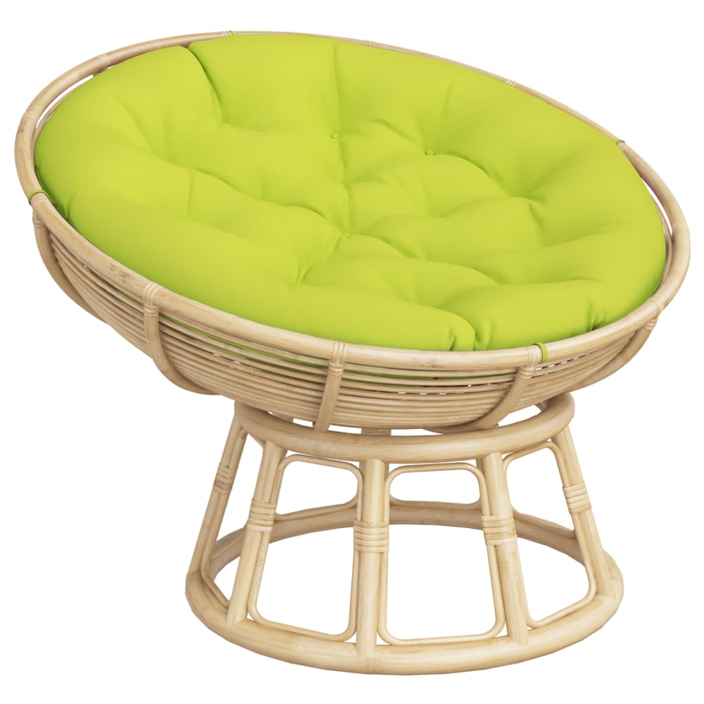 Vidaxl Cuscini del sedile rotondo Ø 100x11 cm tessuto oxford chiaro verde