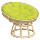 Vidaxl Cuscini del sedile rotondo Ø 100x11 cm tessuto oxford chiaro verde