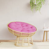 Vidaxl Cuscinetto del sedile rotondo Ø 100x11 cm tessuto oxford rosa