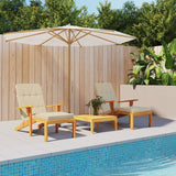 Polštáře židle Vidaxl Patio 2 St. Oxfordská textilie Beige