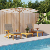Cuscini da sedia da patio Vidaxl 2 St Oxford Fabric taupe