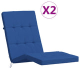 Polštáře židle Vidaxl Patio 2 St. Oxfordská textilie Royal Blue