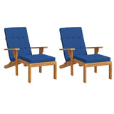 Polštáře židle Vidaxl Patio 2 St. Oxfordská textilie Royal Blue