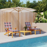 Vidaxl Cuscini da sedia da patio 2 pattern di stesse in tessuto Oxford rosso