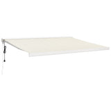 Vidaxl Luifel estendibile 4x3 m polvere e crema in alluminio