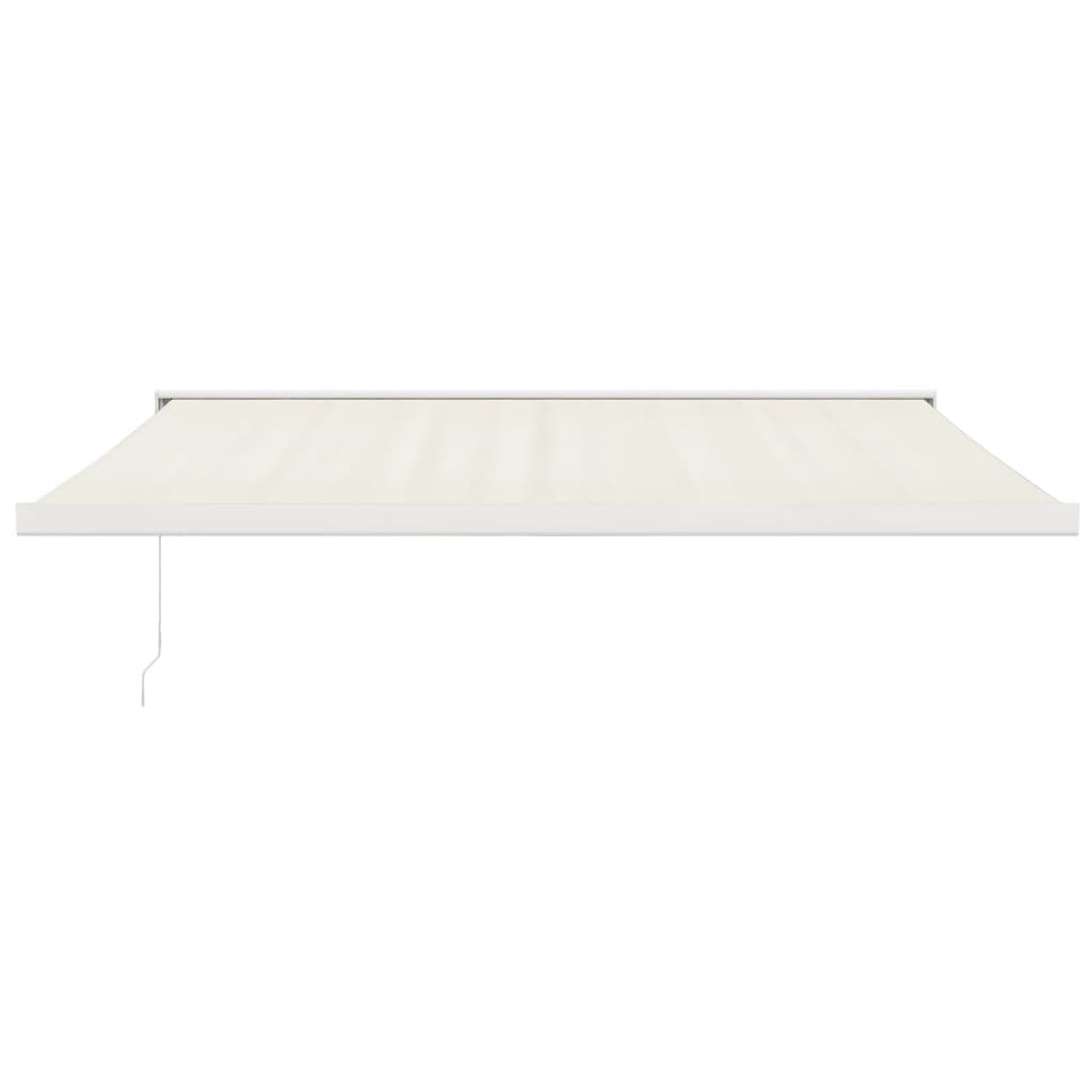 Vidaxl Luifel estendibile 4x3 m polvere e crema in alluminio