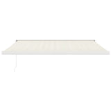 Vidaxl Luifel estendibile 4x3 m polvere e crema in alluminio