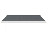 Vidaxl Luifel extendable 3x2.5 m dust and aluminum anthracite -colored