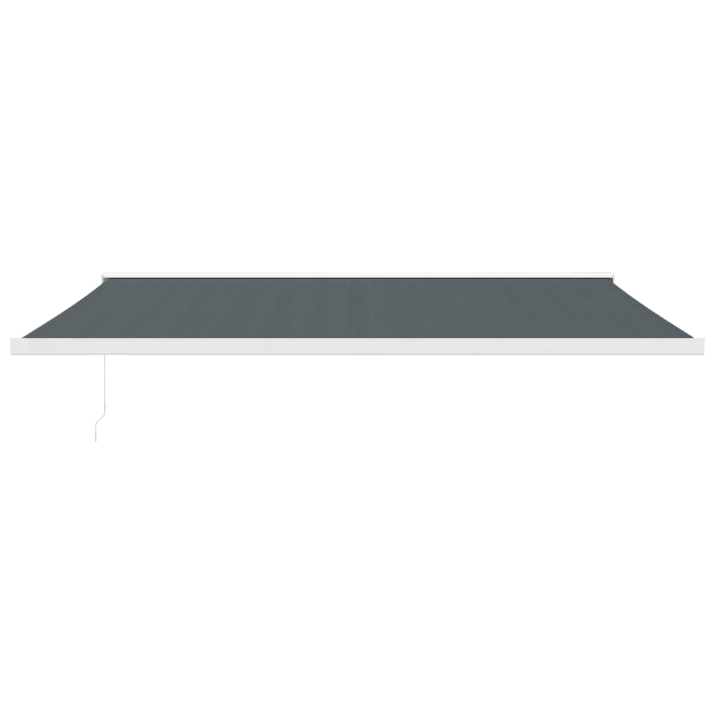 Vidaxl Luifel extends 5x3 m dust and aluminum anthracite -colored